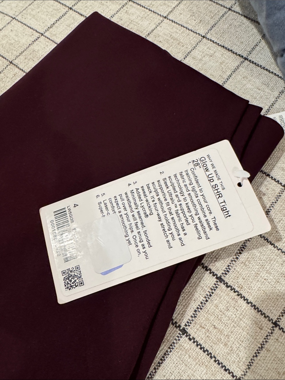 lululemon athletica Women's High-Rise Leggings — Deep Plum - Picture 4 of 5